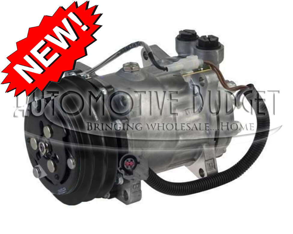 A/C Compressor w/Clutch for Sanden 4469 Ford & Sterling Trucks - NEW