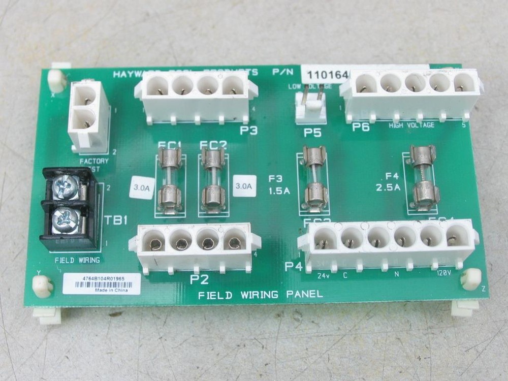 HAYWARD 1101643701 REV A Field Wiring Panel Control Circuit Board