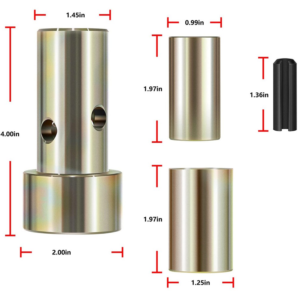 Category 1 3-Point Tractor Cat 1 Quick Hitch Bushing Roll Pins Kit TK95029