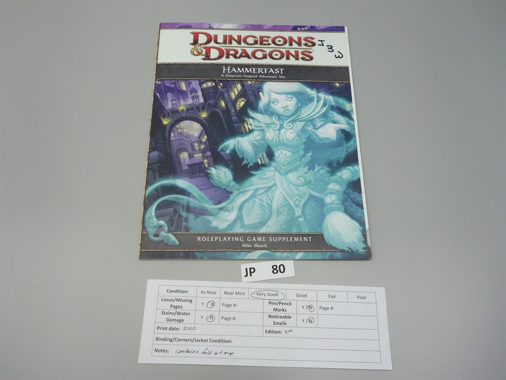 Dungeons & Dragons, D&D: Module - Hammerfast (4th edition)