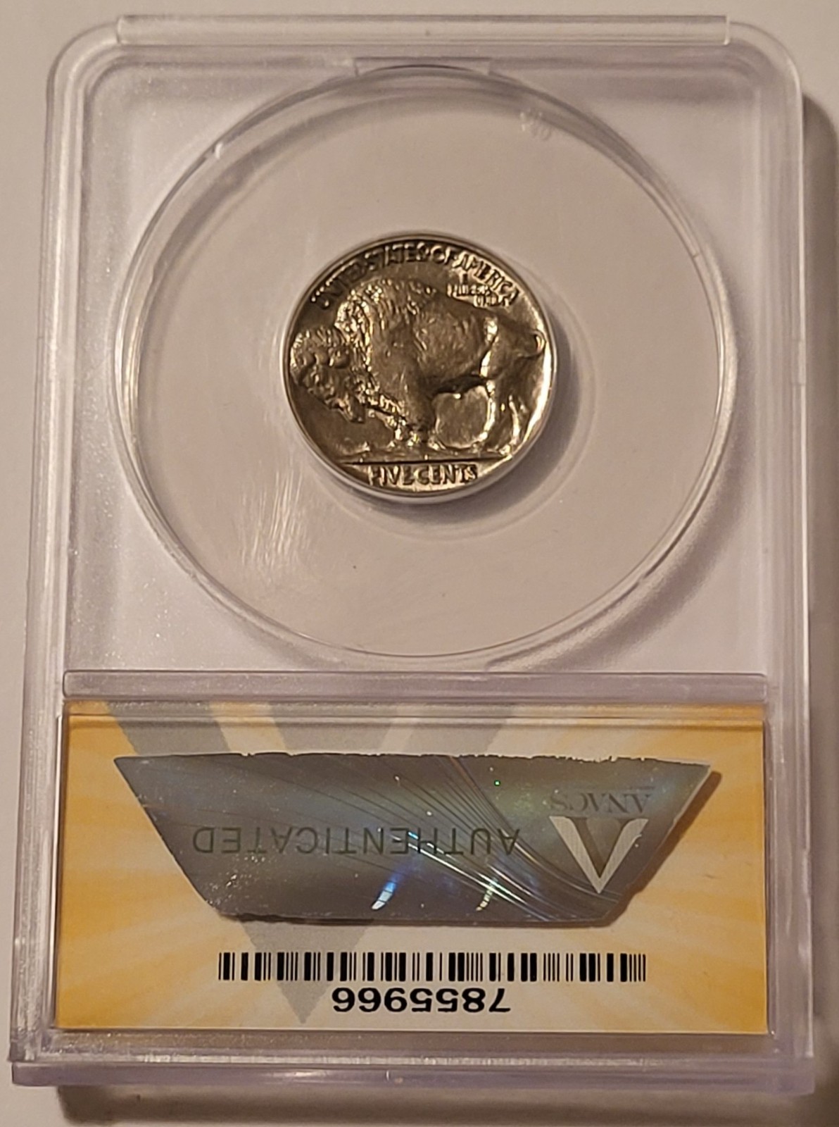1935 Buffalo Nickel AU55 ANACS
