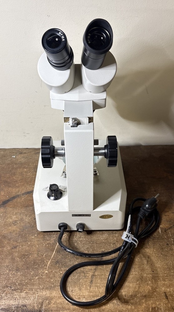 QF Series Microscope - Working Dual Eyepiece Metal Housing