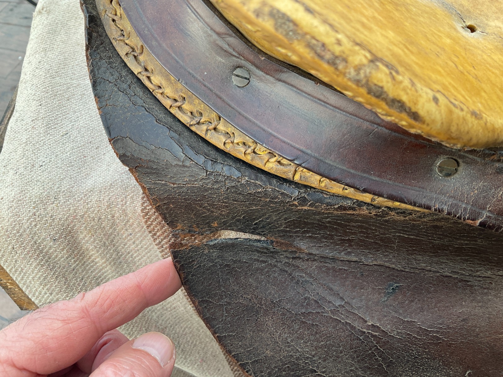 Rare M 1875 Indian Wars Antique 1860s 1870s Wagon Drivers Saddle Civil War