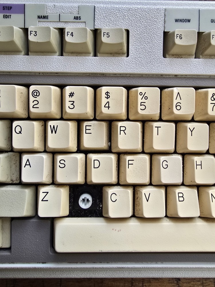 Vintage Keyboard Pulled From A 1986 Compaq Portable II (Model #2650) Computer