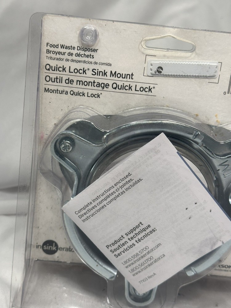 quick lock sink mount food waste disposer insinkerator