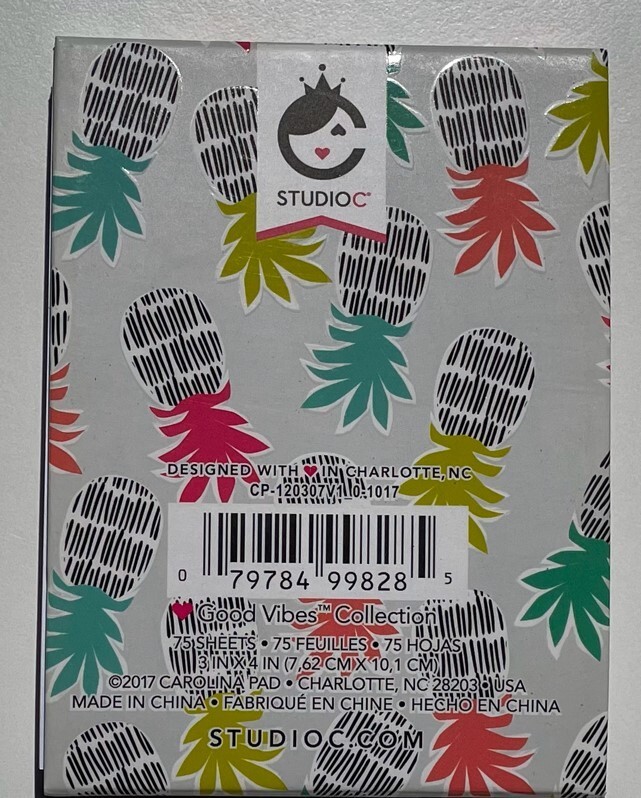 Studio C Notebook Composition Book & Mini Pocket Size Notes Pad Bundle