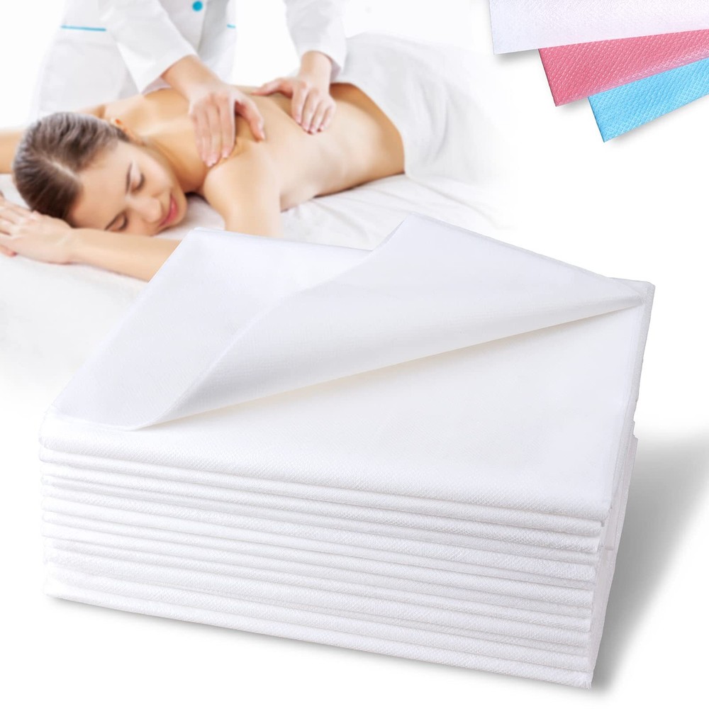 20 Pack Disposable Bed Sheets for Salon Massage Spa Table Cover