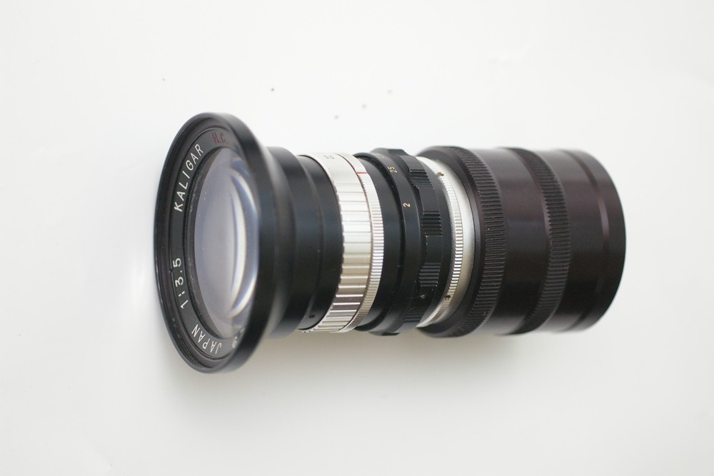 Kalimar 66 Medium Format Lens onto Sony E Camera mount Adapter