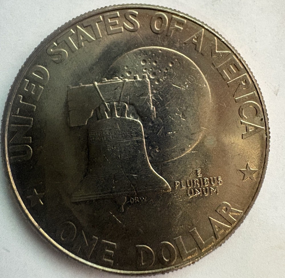 1976 D Eisenhower $1 One Dollar Type 1 Dollar Bicentennial