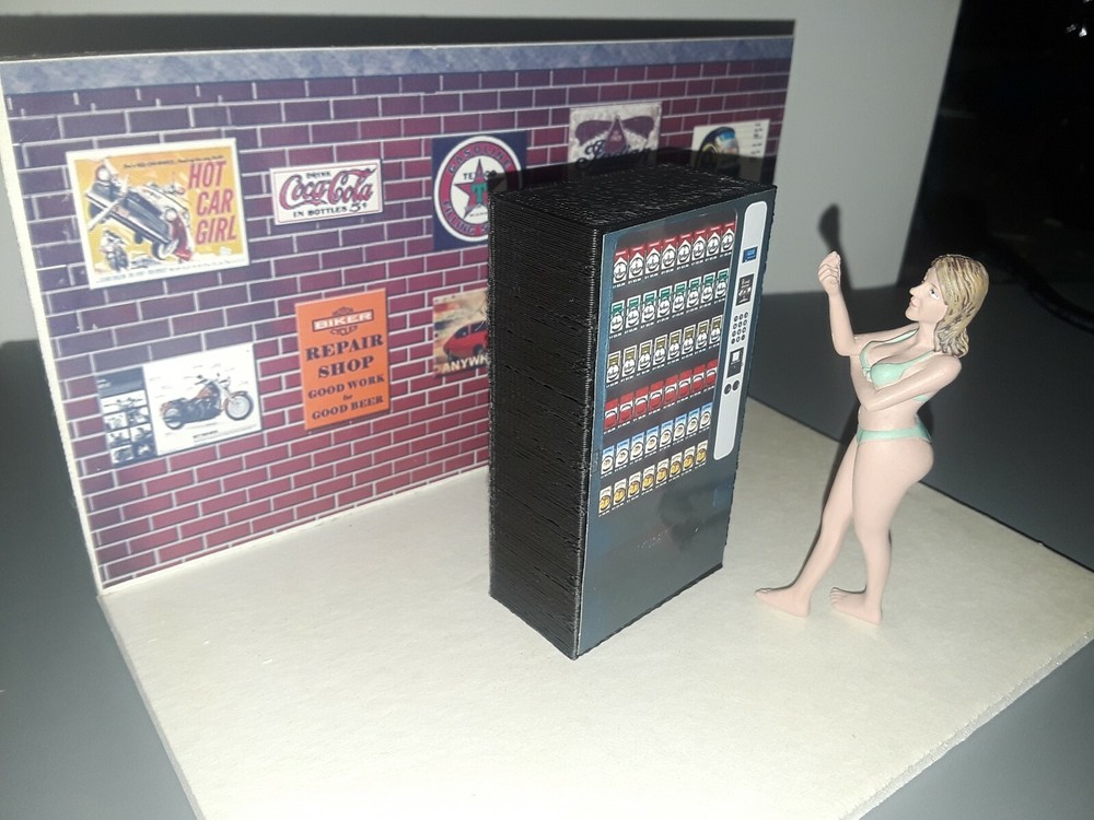 Cigarette Machine 1:24 & 1:25 Scale Diorama Accessory Items