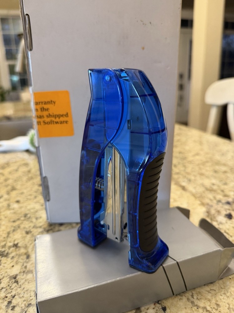 Stand Up Desktop Stapler - 20 Sheets Capacity - 210 Staples - Surplus