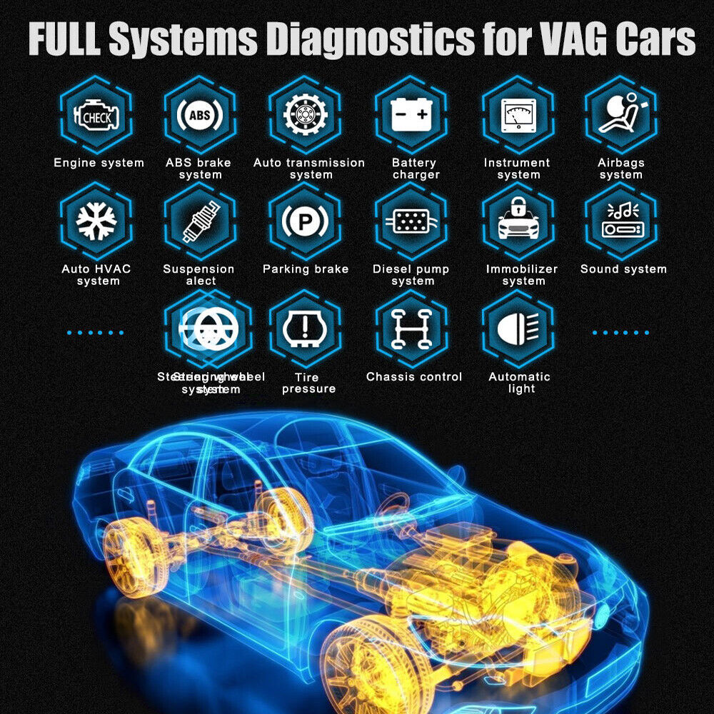 ANCEL VD700 Full System Scanner Diagnostic ABS SRS EPB OBD2 Code Reader For VAG