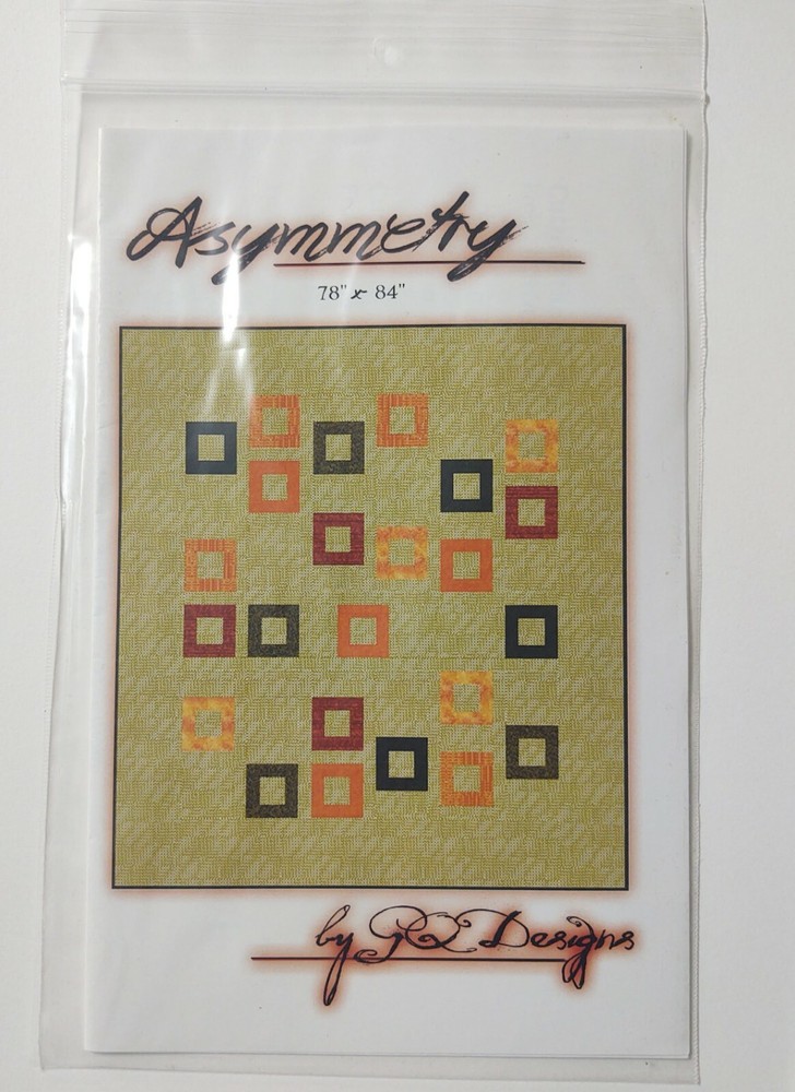 "Asymmetry" Quilt Pattern (Hard Copy)