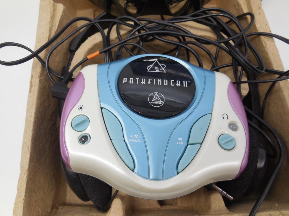 DK1 Pathfinder 2 Hypnosis Device Positive Changes Auditory Visual Strobe Glasses