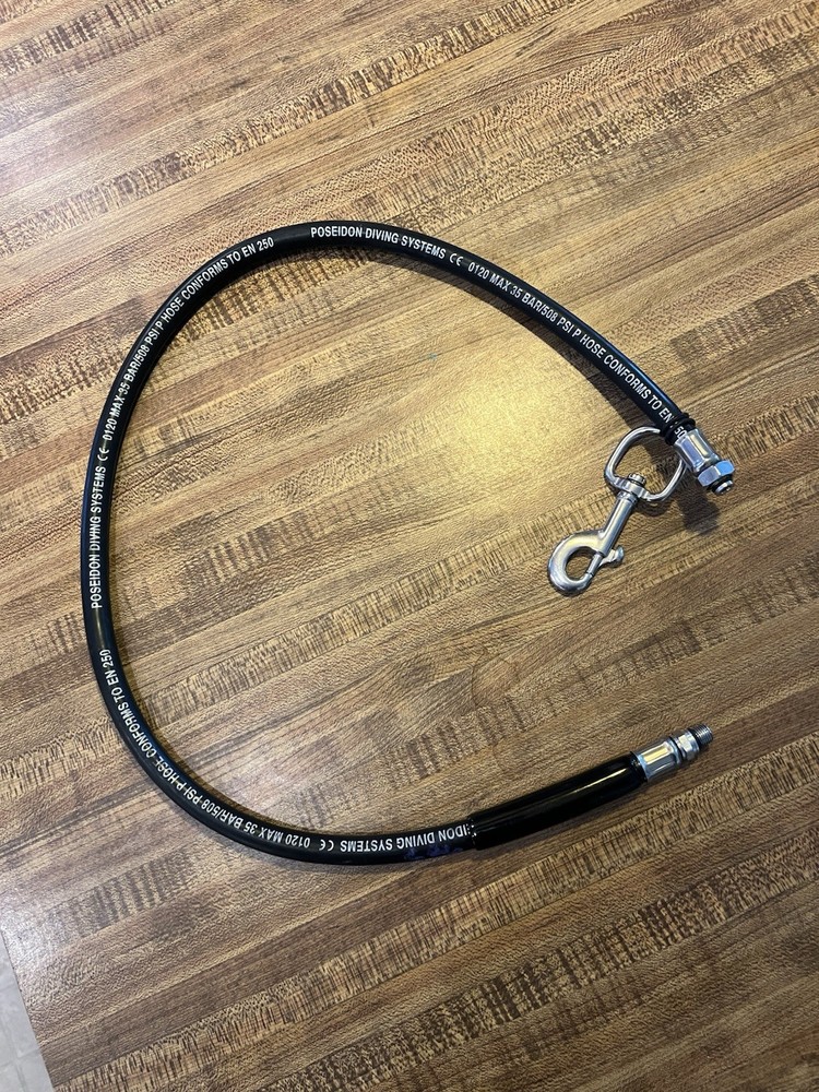 Poseidon Scuba 2nd Stage Regulator Hose-34” Long