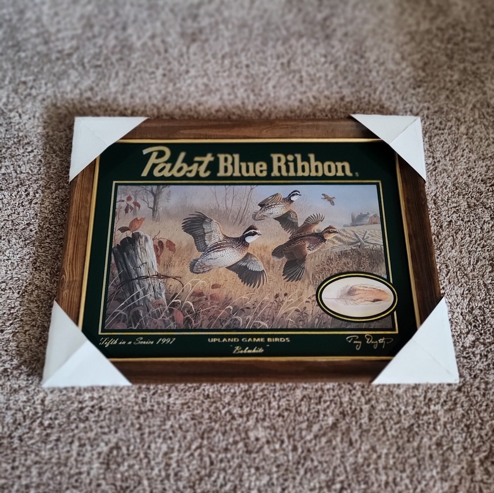 Pabst Blue Ribbon Beer Bobwhite Mirror