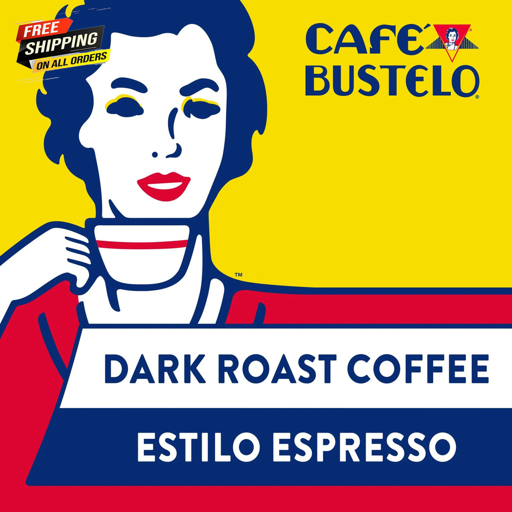 Espresso Ground Coffee, Dark Roast, 36 Oz Canister