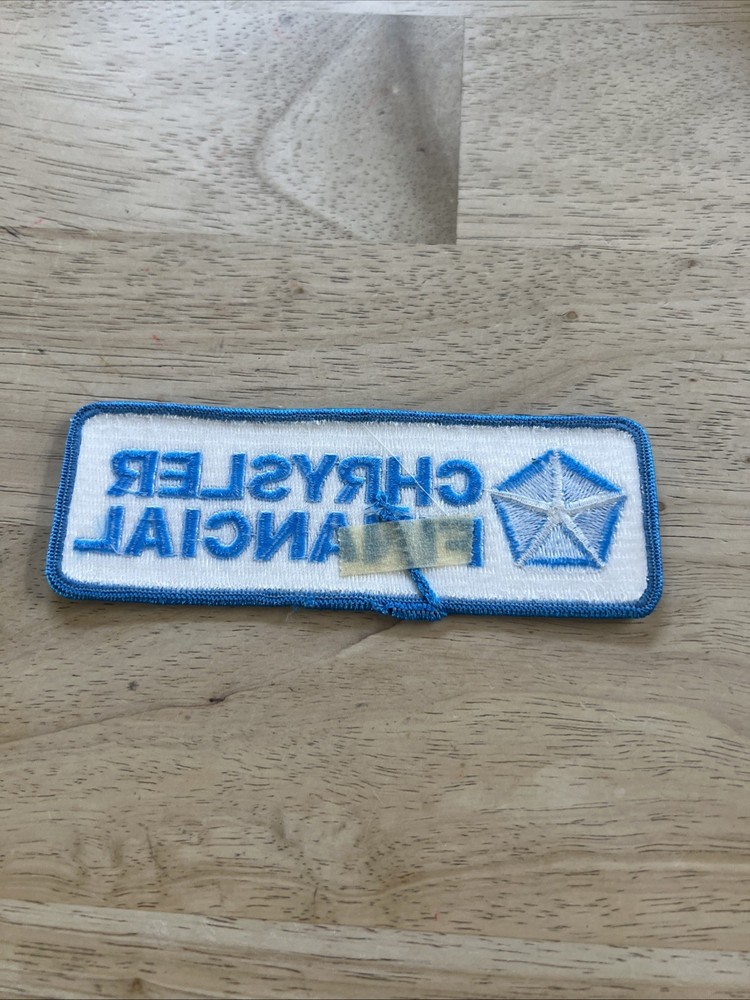 Vintage Chrysler financial patch. NOS