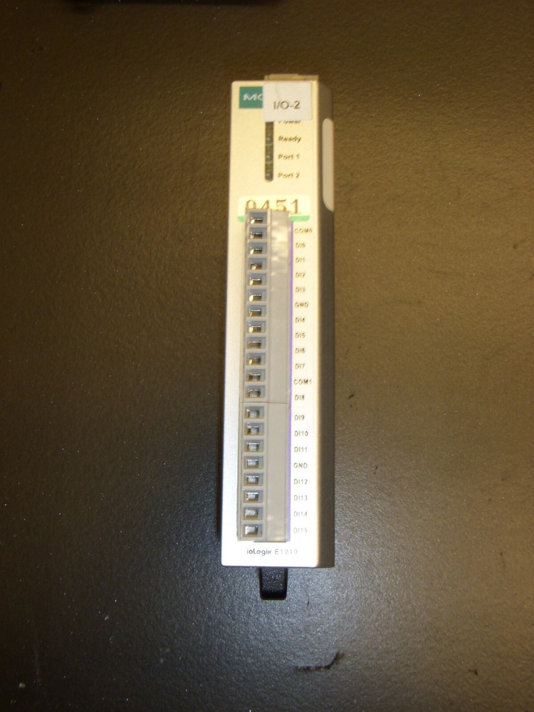 MOXA ioLogik E1210 Ethernet Remote Input with 2-port Ethernet Switch