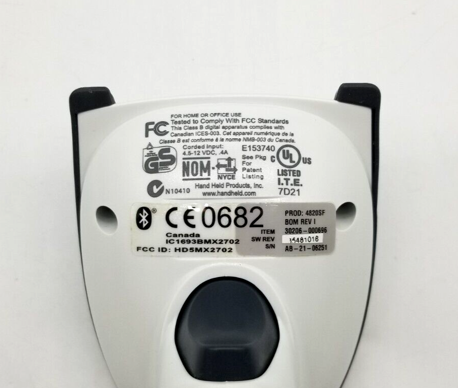 Instrumentation Laboratory Cordless Barcode Scanner