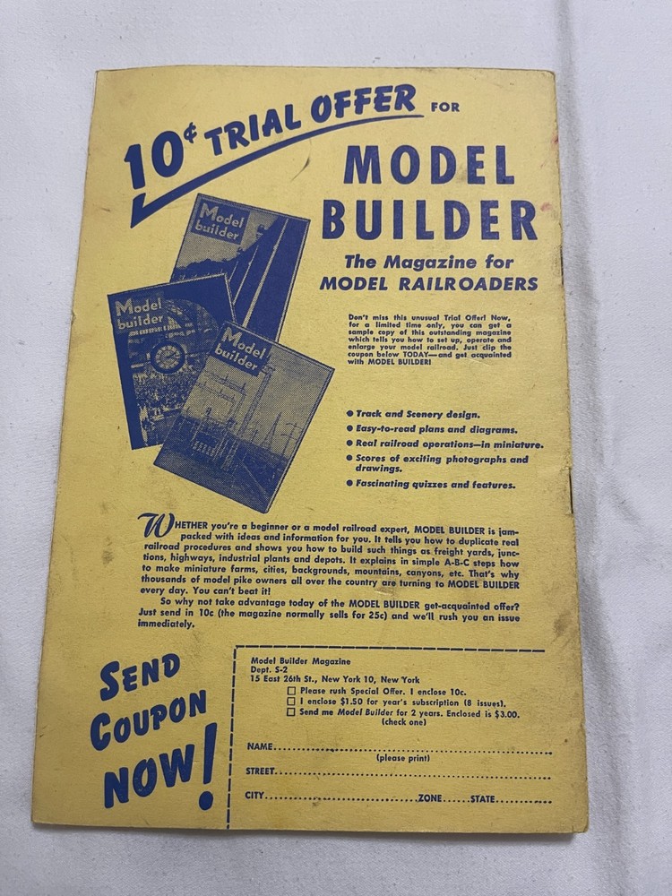 "Lionel Trains instructions for assembling & operating" Booklet from 1948