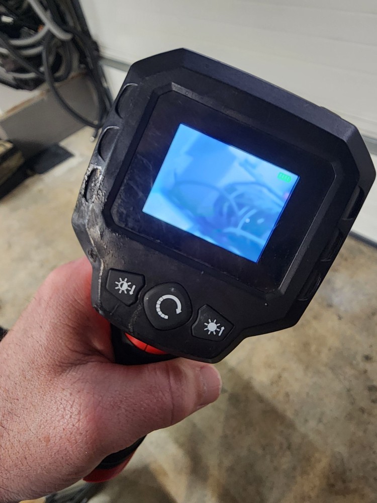 CEN-TECH Inspection Camera Borescope w/ Screen – Mechanic & Plumbing Tool