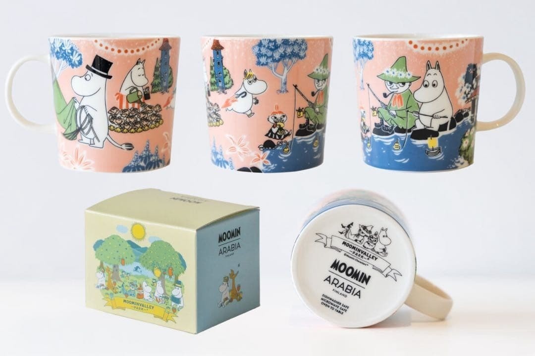 Set of 3 Moominvalley Park ARABIA 2026 Mug SIMPLE JOY Limited -Fast Ship