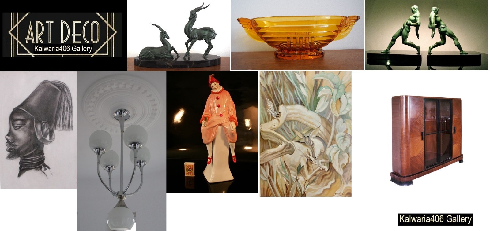 Cubism. Antique French Art Deco Bakelite Writing Set, C .1920