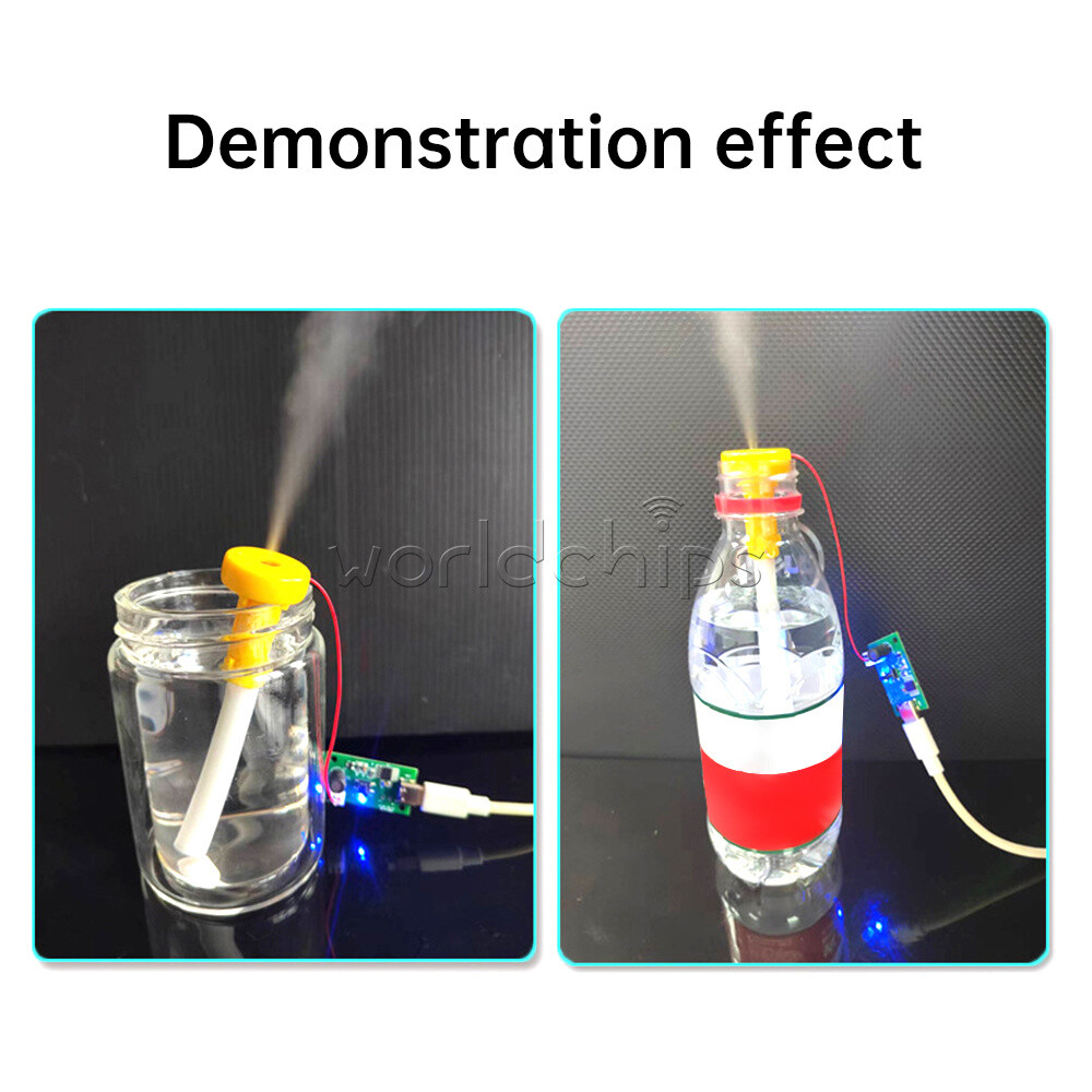 Type-C DC5V Ultrasonic Mist Maker Atomizing Module Humidifier DIY 2W No Switch
