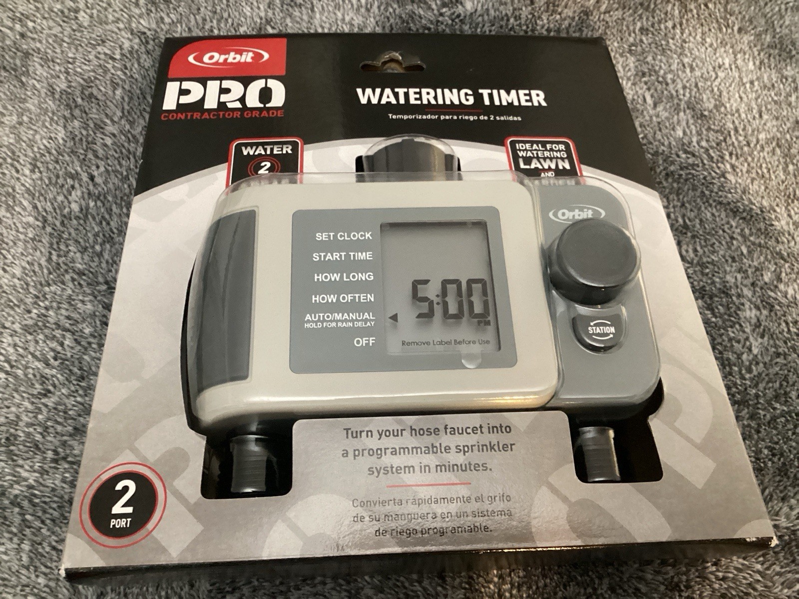 Orbit Pro Contractor Grade Watering Digital Timer 2 Port 26622