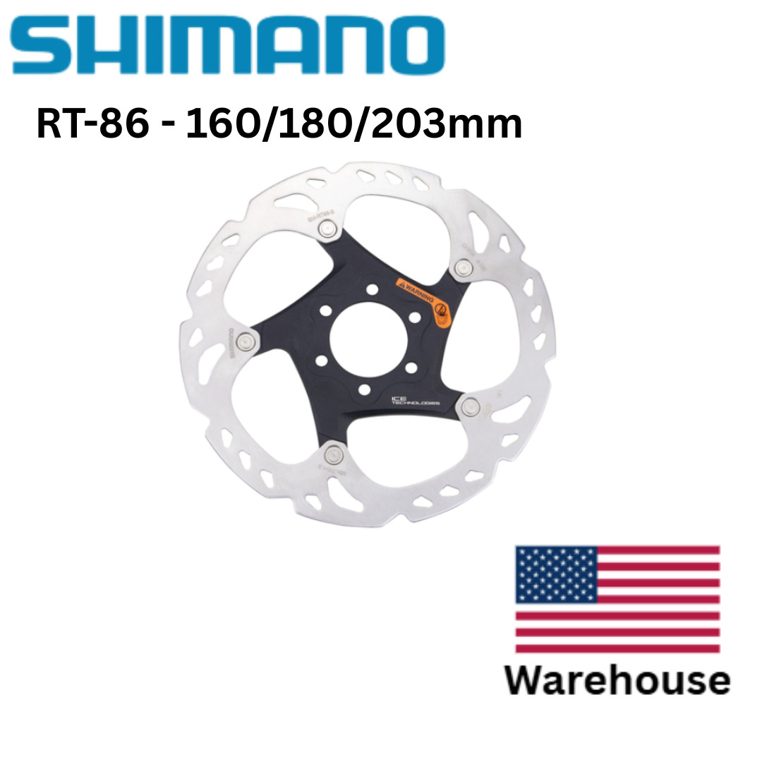 Shimano SM-RT86 XT 6 Bolts Rotor 160mm 180mm 203mm RT86