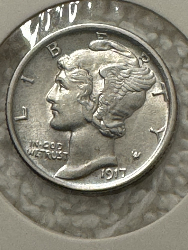 1917 Mercury Dime (ERROR) BU (Read Description)