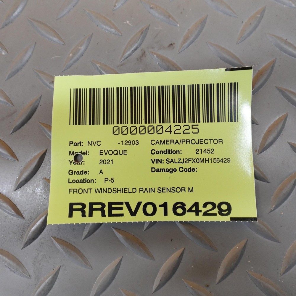 2020-2022 RANGE ROVER EVOQUE FRONT WINDSHIELD RAIN SENSOR MODULE UNIT OEM