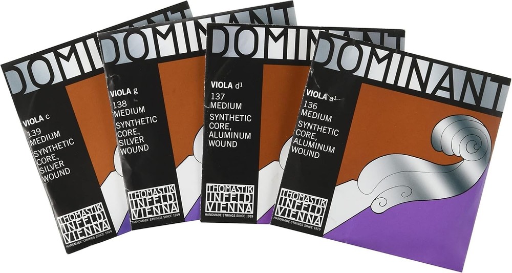 Thomastik Infeld Dominant Viola Strings 141 Metallic Quality Since 1918