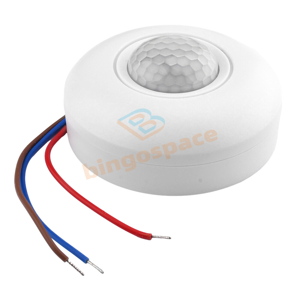 AC85-265V Infrared PIR Motion Induction Sensor Switch For LED Ceiling Light