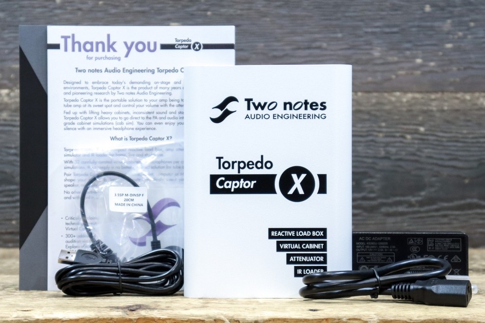 Two Notes Torpedo Captor X 8-Ohm Version Virtual Cabinet/Attenuator/IR Loader