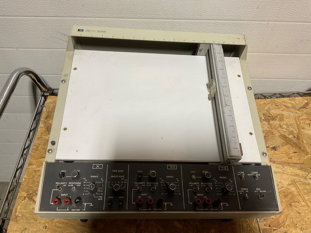 Vintage Agilent Hewlett Packard HP 7047A X-Y Recorder Plotter Printer OPTION 01