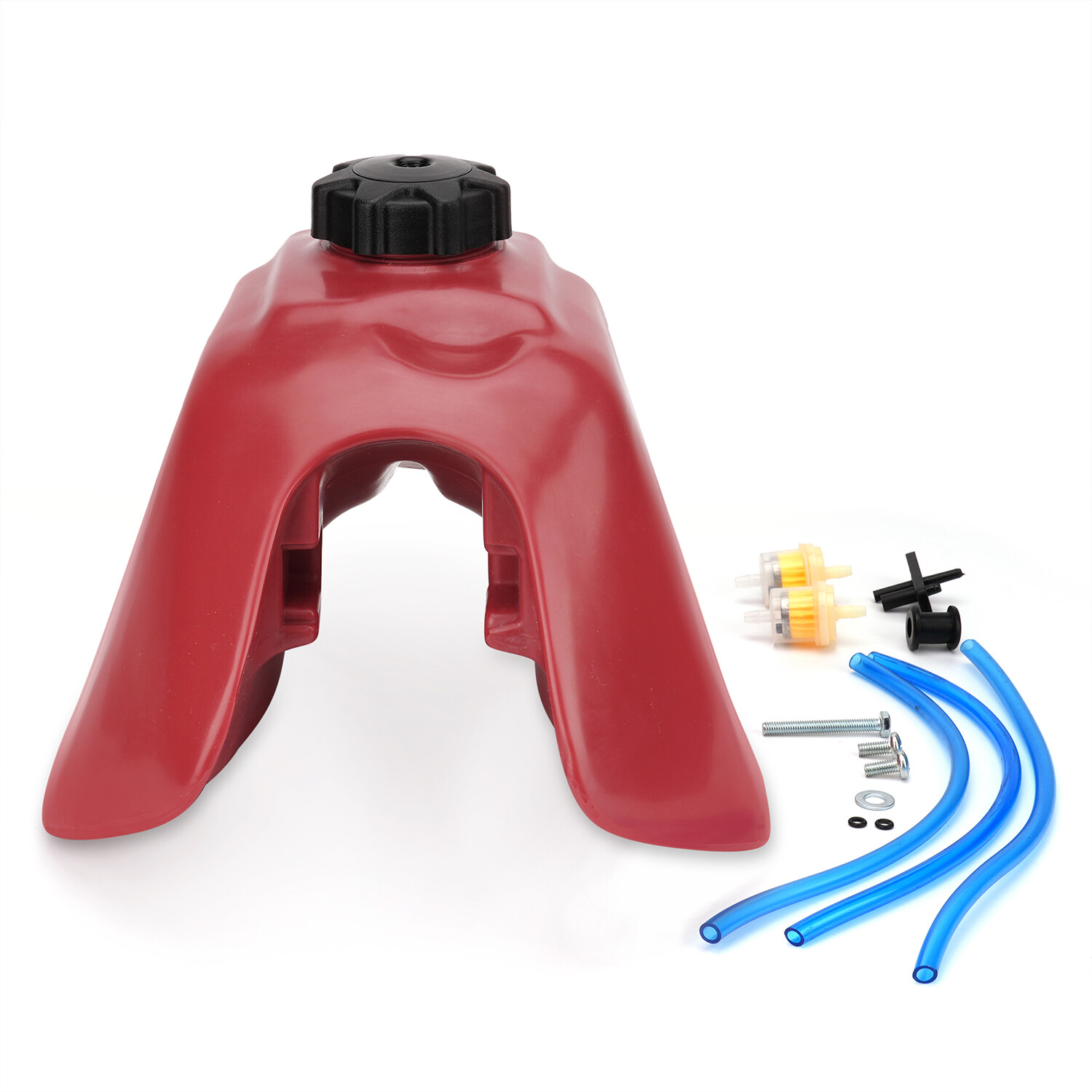 Fuel Tank Gas Tank for 1985-1986 Honda TRX125 Fourtrax 125 Plastic Red