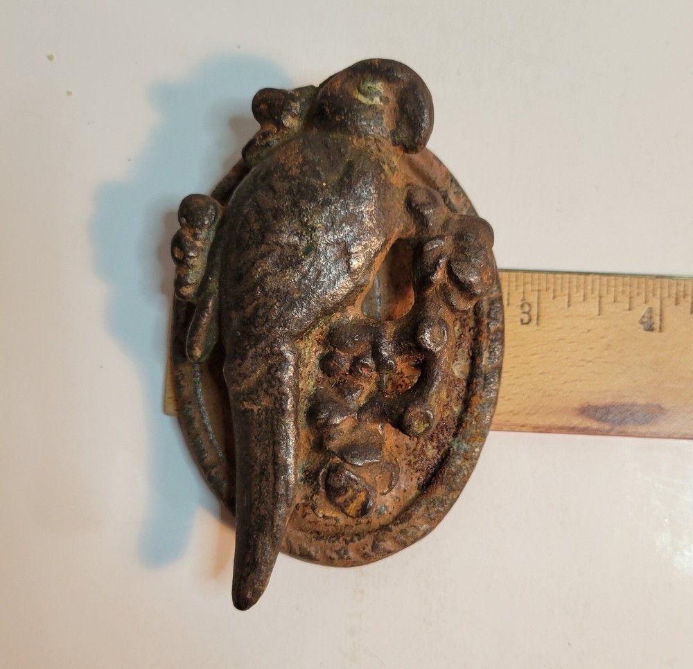 Cast Iron Door Knocker Parrot