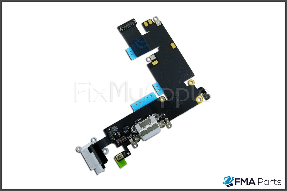 iPhone 6 PLUS OEM Dock Connector Port Microphone Black Flex Cable Replacement