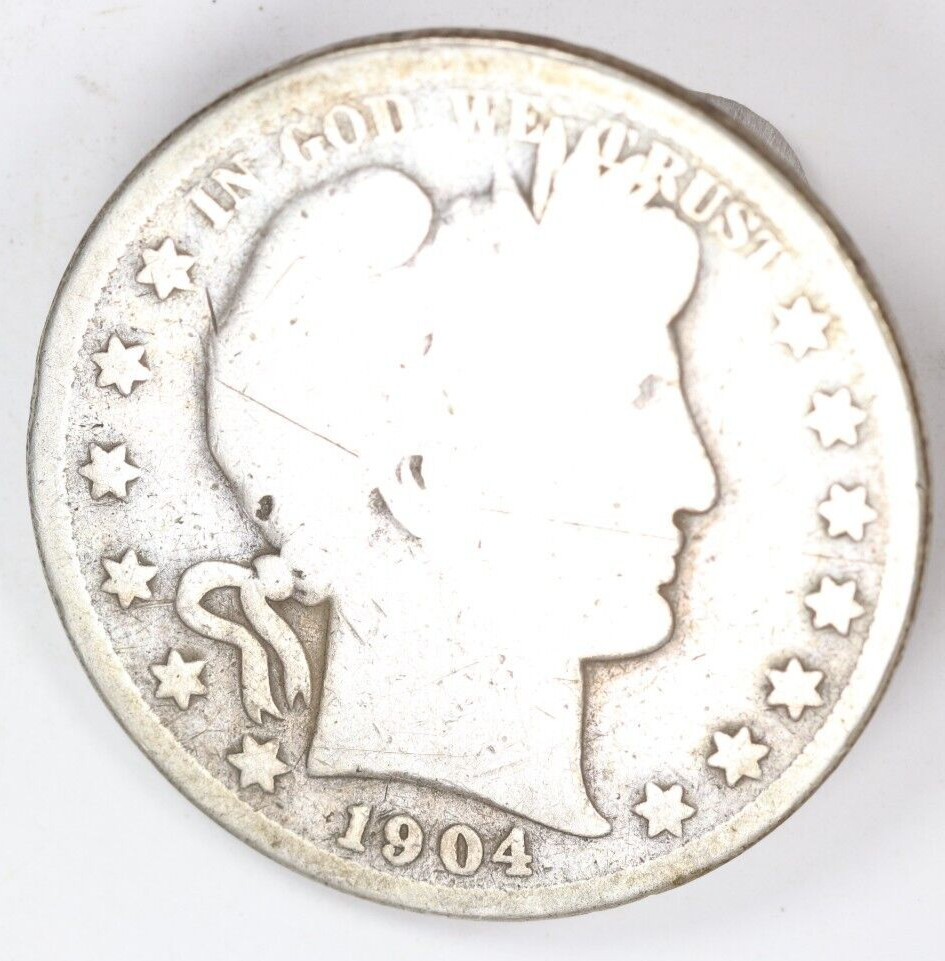 1904-S Barber Half Dollar 50C