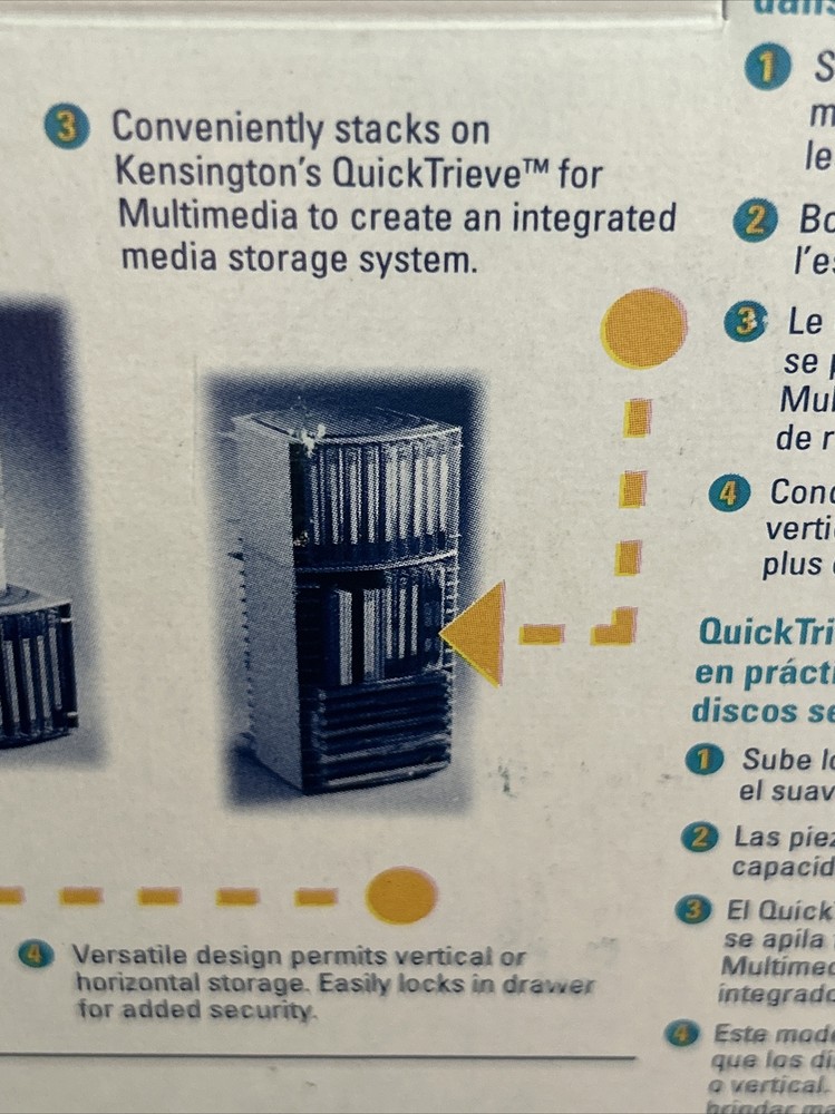 Computer PC Floppy Zip Disk Storage Organizer Vintage 1997 New In Box