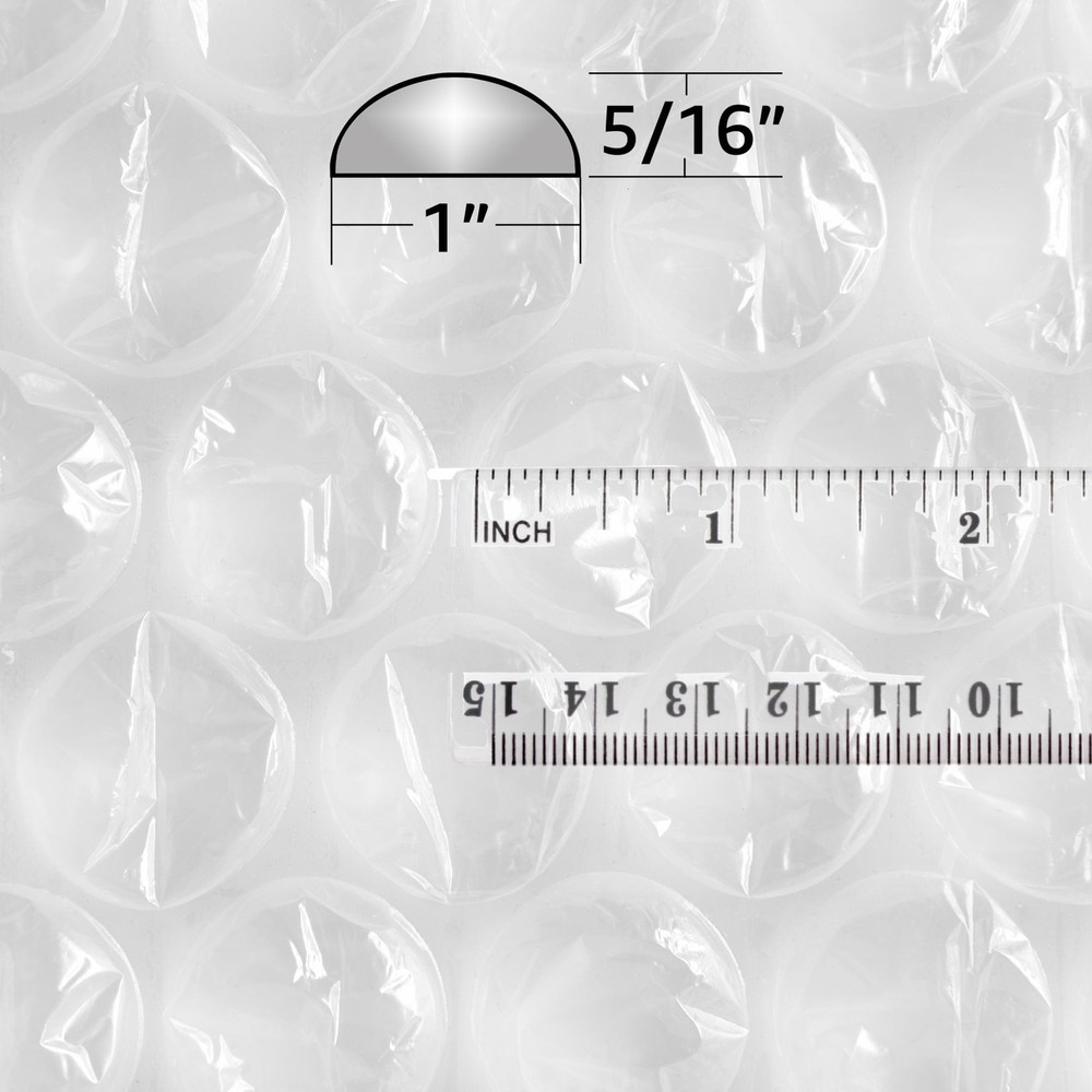 Bubble Roll 12" wide x 100' Wrap Medium 5/16" Perforated 12"