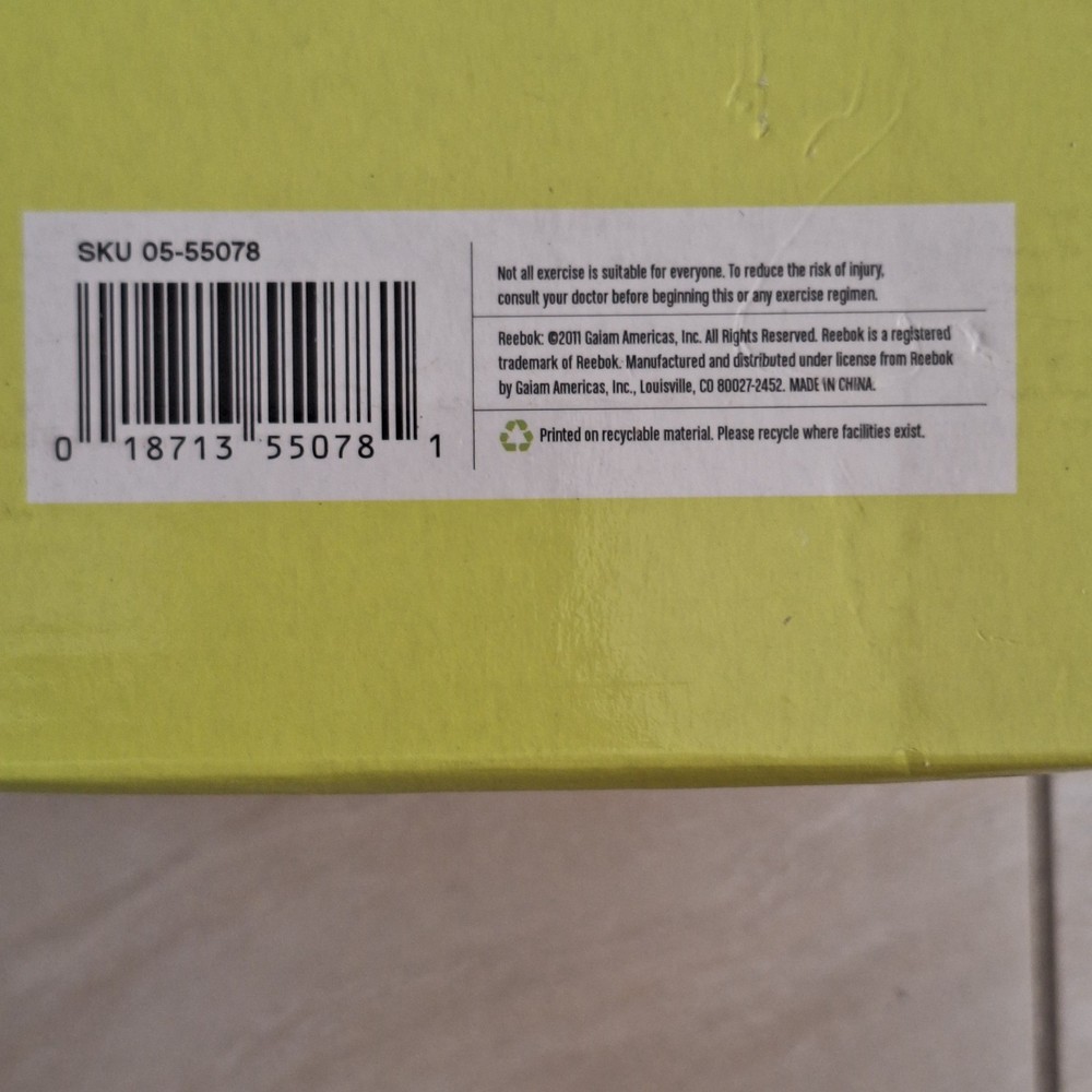 Reebok Thumb-Lock Wrist Weights (2) 2lb
