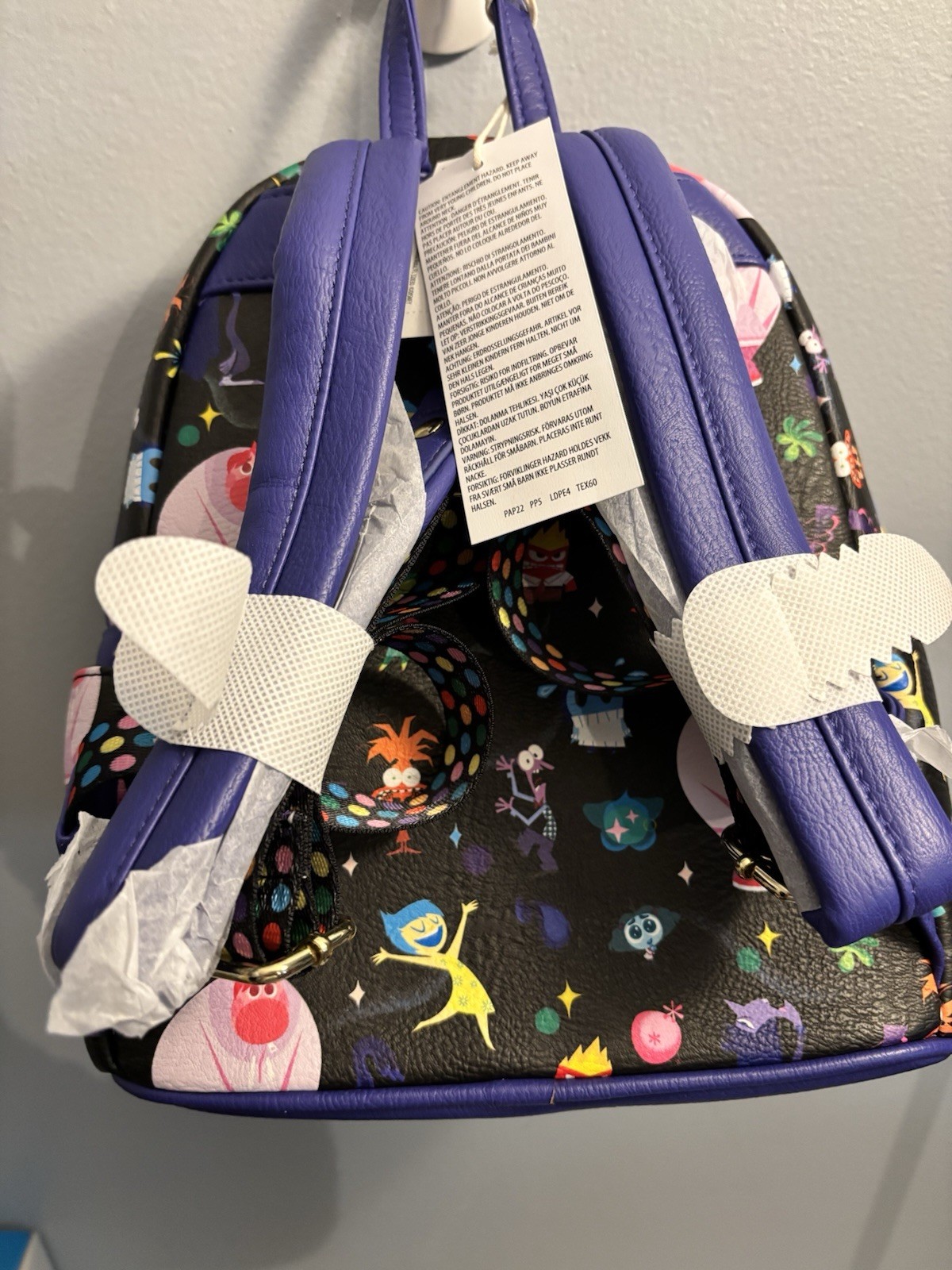 Disney Parks Pixar Inside Out 2 Backpack Bag Loungefly