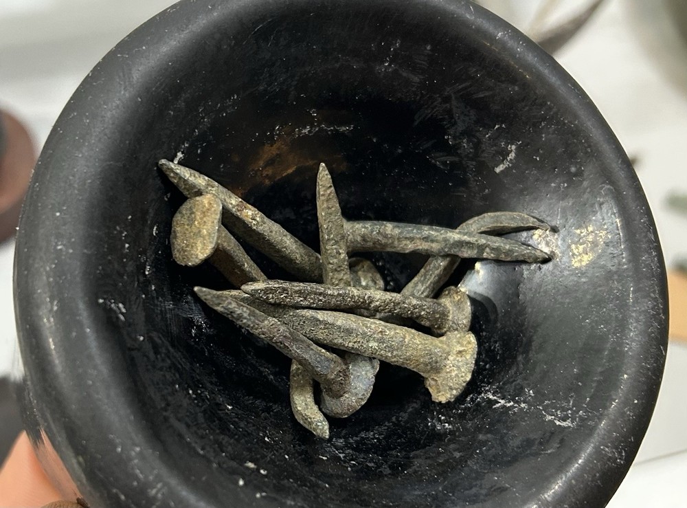 18th-19th Century Ship Spike Artifacts From Shipwreck