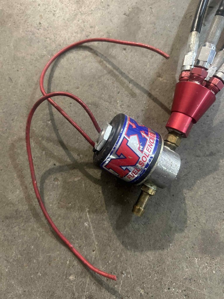 NOS NITROUS DISTRIBUTION BLOCK WITH LINES