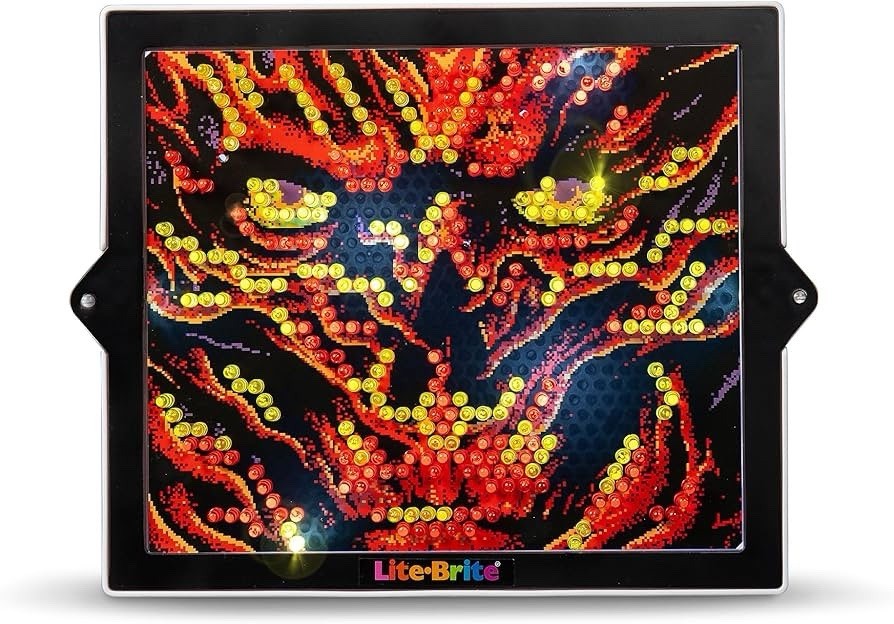 STRANGER THINGS Lite Brite Color POP SEASON 5 Vecna Demogorgon Hellfire NEW LOOK