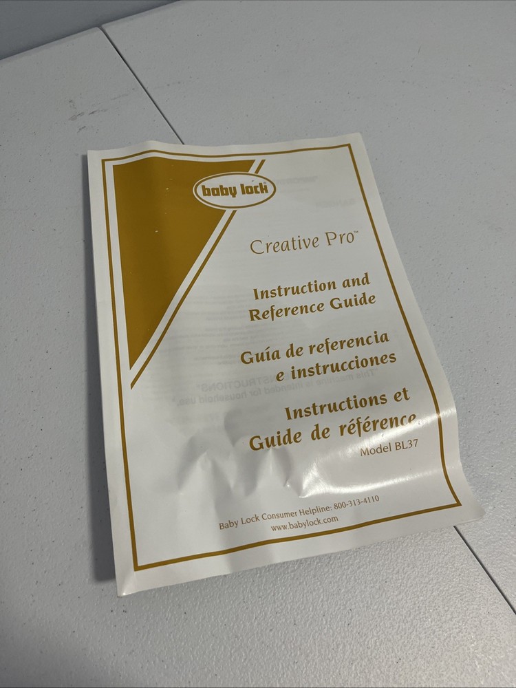 Baby Lock Creative Pro BL37 Sewing Machine