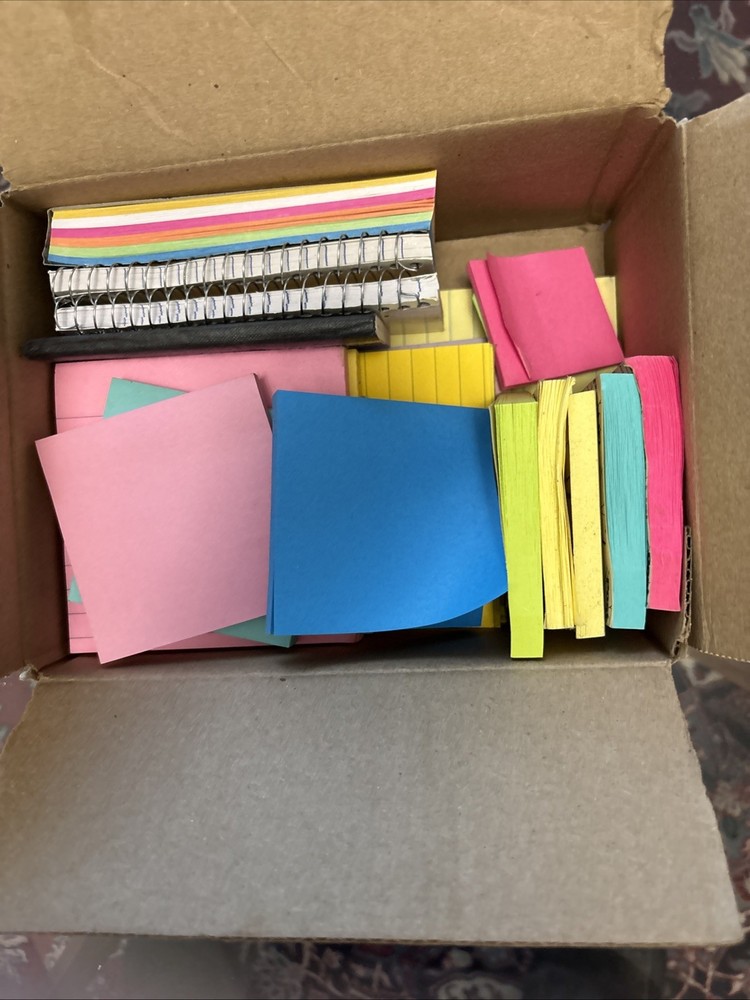 3 Pound Box Of Various Note Pads